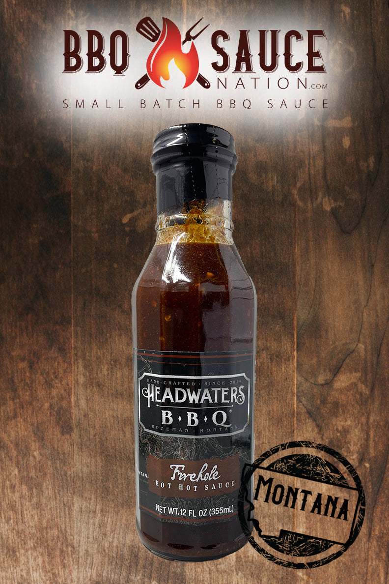 Headwaters BBQ Firehole Hot Hot Sauce.