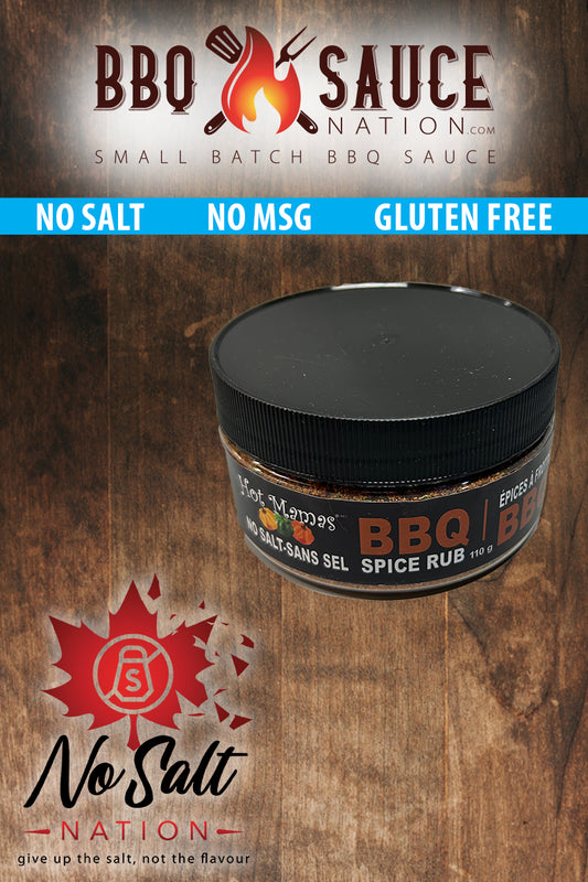 Hot Mama's BBQ Spice Rub (No Salt)