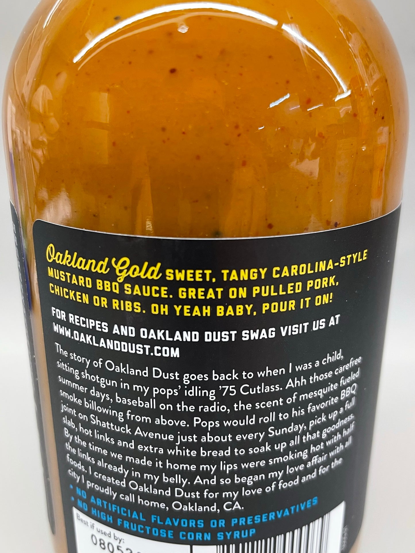 Oakland Dust Gold (Mustard BBQ Sauce)