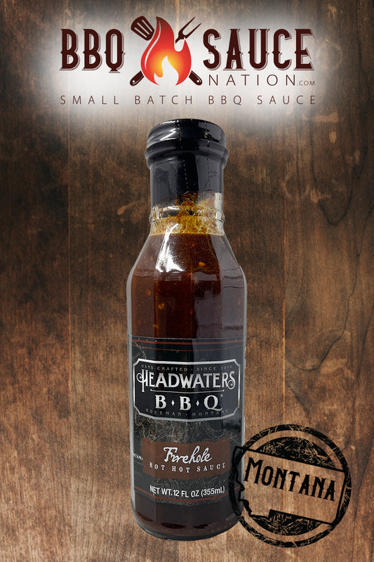 Headwaters BBQ Firehole Hot Hot Sauce.